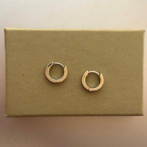 Sterling Silver Huggie Earrings